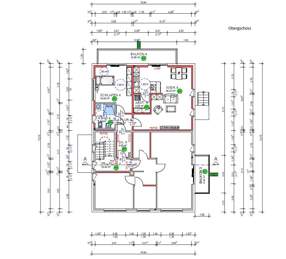 Haus 17 Obergeschoss